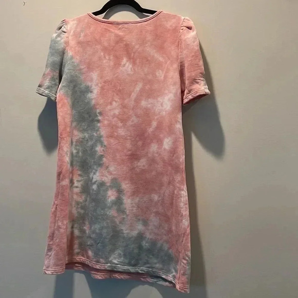 BB Dakota by Steve Madden Tye Dye Puff sleeve dress - Picture 6 of 8